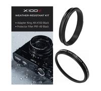 Fujifilm X100V Kit PRF-49 filtro adapter ring AR-X100 Black 4007244
