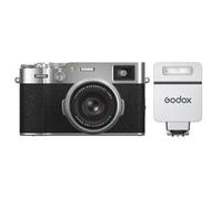 Fujifilm X100VI + Godox iT22 - Mini flash TTL argento