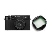 Fujifilm X100VI + paraluce Squarehood X100 Glass (Haze 10%) Nero