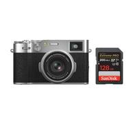 Fujifilm X100VI + SanDisk Extreme Pro SDXC 200MB/s 128 GB argento