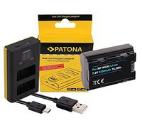 Fujifilm XT4/X-T4 - Set di accessori con batteria e caricatore USB-C LCD, compatibile con batteria Fuji NP-W235 (2250 mAh)