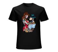 Fujiko Jigen Lupin 3 rid of Him Manga Anime Men's Black T-Shirt Unisex Tee Shirt M