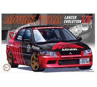 FUJIMI 1/24 KIT MITSUBISHI LANCER EVO VII MODELLINO STATICO DIECAST