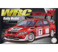 FUJIMI 1/24 KIT MITSUBISHI LANCER EVO VII WRC RALLY MODELLINO STATICO DIECAST