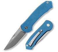 FUJUNI 7,25cm Coltello Tascabile, Coltello Pieghevole con Manico G10 e Lama in Acciaio VG10, Clip Da Tasca Per Trasporto Profondo, Coltelli Pieghevoli,Coltelli Da Tasca,Per Uomo Regalo,Blu