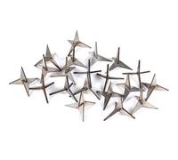Fukaisu 20pz Punte Anti-Uccelli, Punte Anti-Foratura in Acciaio Inox per Pneumatici Dissuasore per Uccelli Efficace Strumento di Protezione del Territorio Tetti Recinzioni e Cornicioni