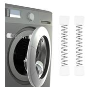 Fukaisu 2pz Supporto Sportello Lavatrice, Supporto Magnetico per Porta Lavatrice a Carica Frontale con Molla Flessibile e Dischi Adesivi Adatti per Casa Lavanderia