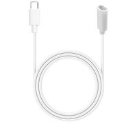 Fukaisu Cavo di Prolunga Lungo Tipo C, Cavo di Prolunga Ricarica USB C Maschio-Femmina da 3m per Telecamera Interna Pan-Tilt (Versione 2024) e Caricabatterie Mag-Safe (Bianco)
