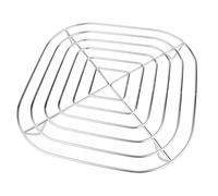 Fukaisu Griglia per Friggitrice ad Aria, Griglia in Acciaio Inossidabile Compatibile con Friggitrice ad Aria Ninja Crispi FN090 FN091 FN100 FN101 FN103 Tutte le Serie (Argento)