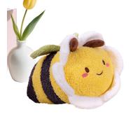 Fukamou Api in peluche, cuscino animale in peluche cartone animato, peluche fiore e ape, per infermiere, auto, tavoli, case, scuole, uffici, caffetterie, librerie, divani, scaffali, mensole,