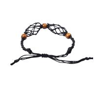 Fukamou Bracciale Porta Pietra Di, Braccialetti Di Ricambio In Corda Con Gabbie A Vuote Con Pietre Preziose, Bracciale Con Supporto Al Quarzo, Cavo Per Bracciale, Supporto Per Pietra