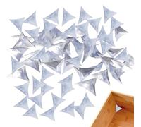 Fukamou Paraspigoli Antipolvere Per Armadio,Strumenti Per La Prevenzione Dello Sporco Della Polvere Della Scatola D'angolo Da 100 Pezzi | Angoli Antipolvere Per Scale Triangolari Portatili Per Armadi,