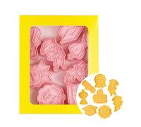 Fukamou Set Di Formine Per Biscotti Di Laurea 2022 - Tagliabiscotti Natalizi Per Bambini,Set Di Stampi Per Biscotti Fatti A Mano Da 8 Pezzi, Cappello Di Laurea, Diploma, Abito, Trofeo, Medaglione,