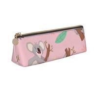 FUkker Astuccio per matite, astuccio per penne triangolari Astuccio portatile in pelle per ufficio scolastico,Koala animale selvatico selvatico australiano