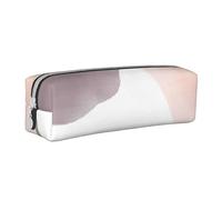 FUkker Astuccio portapenne, astuccio portapenne in pelle, astuccio portapenne, organizer per cancelleria, astuccio portapenne, Cerchi acquerelli moderni con uva rosa e salvia