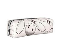 FUkker Astuccio portapenne, astuccio portapenne in pelle, astuccio portapenne, organizer per cancelleria, astuccio portapenne, Perni E Palle Da Bowling