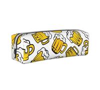 FUkker Astuccio portapenne, astuccio portapenne in pelle, astuccio portapenne, organizer per cancelleria, astuccio portapenne, Birra retrò dei cartoni animati