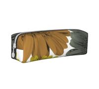 FUkker Astuccio portapenne, astuccio portapenne in pelle, astuccio portapenne, organizer per cancelleria, astuccio portapenne, Colori moderni autunnali Gerbera Margherite floreali