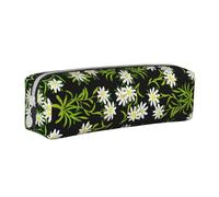 FUkker Astuccio portapenne, astuccio portapenne in pelle, astuccio portapenne, organizer per cancelleria, astuccio portapenne, Stella alpina svizzera floreale