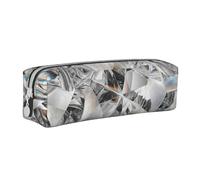 FUkker Astuccio portapenne, astuccio portapenne in pelle, astuccio portapenne, organizer per cancelleria, astuccio portapenne, Cristallo stile trama diamante