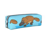 FUkker Astuccio portapenne, astuccio portapenne in pelle, astuccio portapenne, organizer per cancelleria, astuccio portapenne, Ornitorinco divertente australiano