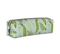 FUkker Astuccio portapenne, astuccio portapenne in pelle, astuccio portapenne, organizer per cancelleria, astuccio portapenne, I piselli verdi lasciano il blu