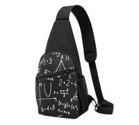 FUkker Borsa a tracolla, borsa a tracolla in diagonale borsa da viaggio per escursionismo borsa a tracolla borsa da giorno unisex,Algebra Geometria Matematica astratta