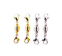Fukugems Jewelry Making Collana Bracciale Fibbia Combinazione Lobster 2 Gold 2 White Gold