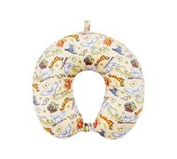Ful Cuscino cervicale di Harry Potter, stampa su tutta la superficie, in memory foam, accessorio da viaggio per aereo, auto e ufficio, comodo e traspirante, color crema