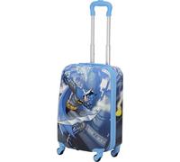FUL Dc Comics Batman - Valigia a mano unisex per bambini, 53,3 cm, con ruote, Blu, 21 Inch, Dc Comics Batman - Valigia a mano per bambini, 53 cm, con ruote