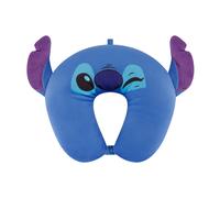 Ful Disney Stitch Neck Custine Accessori da viaggio per adulti con orecchie 3D per auto aeroplano e ufficio comodo e traspirante blu