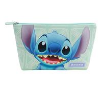 FUL Disney Stitch - Trousse da viaggio Ohana, piccola, con cerniera, colore: blu