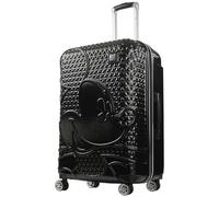 FUL - Valigia da viaggio rigida Disney Topolino con Ruote girevoli, Nero, 21 Inch, Disney Topolino - Valigia da viaggio con ruote girevoli