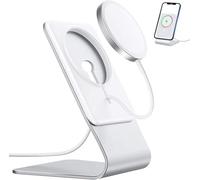 FULAIM Supporto per Alimentatore MagSafe (non incluso), Dock per Supporto da Tavolo in Alluminio, Compatibile con Caricatore per iPhone 17/16/15/14/13/12