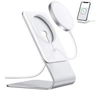 Supporto per Alimentatore MagSafe, Dock per Supporto da Tavolo MagSafe in Alluminio FULAIM, Compatibile con Caricatore MagSafe per iPhone 16/15/14/13/12, 15/13/12 Pro Max (MagSafe non incluso)