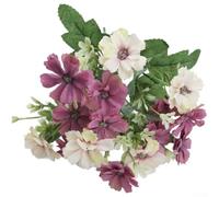 Fulan Bouquet di 15 fiori di crisantemo in finta seta, realistici, per bouquet da sposa, decorazione per la casa, centrotavola, vasi, composizioni fotografiche editoriali (F)