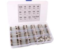 FULARR 150Pcs 6X30Mm Professionale Auto Vetro Tubo Fusibile Kit: 130Pcs Fast-Sof