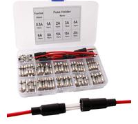 FULARR® 175Pcs 5X20Mm Professionale Auto Vetro Tubo Fusibile Kit: 150Pcs Fast-So