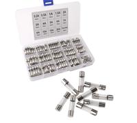FULARR® 230Pcs 5X20Mm Professionale Auto Vetro Tubo Fusibile Kit: 210Pcs Fast-So