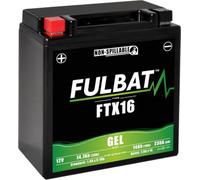 Fulbat-Batteria-AGM Sigillata Precaricata-12V-14Ah-Compatibile con: 532 43 71-57;532437157;583 51 67-01;583516701;LEOCH LT16-4;LT16-4;MOT118;ETX16;ETX16-BS;ETX16BS;FTX16;FTX16-BS;FTX16BS;YTX16;YTX16-B