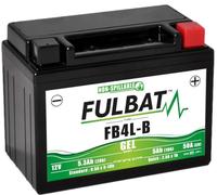 Fulbat - Batteria moto Fulbat Gel FB4L-B, YB4L-B, 12V, 5,3AH, 50A