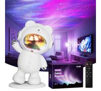 FULEN Proiettore Galaxy per Bambini, Luce Notturna da Soffitto dell'Aurora Boreale, Stella per Decorazione Camera da Letto Con Timer di Spegnimento, Bianco