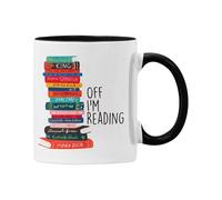 Fulenyi Tazza da caffè per gli amanti dei libri, tazza da caffè a tema libro | Divertente tazza da caffè in ceramica Tazza da tè | Collezione di tazze da 350 ml Regali libreschi per scrittori,