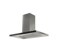 Fulgor Milano Cappa Cucina Reverse T FTIHD 960 TC BK X Isola 90 cm Vetro Nero