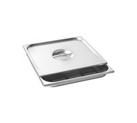 Fulgor Milano Vassoio Microforato con Coperchio Acciaio Inox