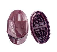FULHANY 2 Pezzi Pennello Meridiano,Comfortable Meridian Brush,Spazzola Per Il Massaggio Dei Meridiani, Spazzola Per Il Massaggio Delle Mani Per Rimuovere L'Umidità E Il Freddo (Marrone)