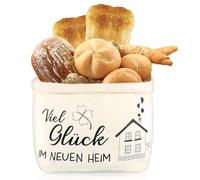 FULHANY Cestino Pane - Sacchetto Pane - 38 * 22 * 16cm Cestini Pane - Tanti Momenti Meravigliosi Nella Nuova Casa Regali Per Il Trasloco O Per Lasciare La Casa