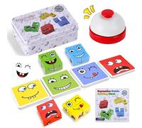 FULHANY Face Changing Magic Cube - Puzzle Cubi - Mix Face Gioco Con -Completo Di Campanelli, Ottimo Per Le Competizioni Giovanili E Per I Momenti Di Aggregazione Familiare, Puzzle Di Abilità