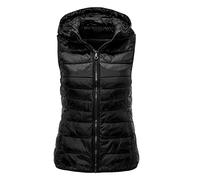 Fulidngzg 100 Grammi Donna Leggero Trapuntino Caldo Invernale Giacca Micropile Mezza Stagione Elegante Giubbino Senza Maniche Piumino Smanicato Ecologica Piumini Corto