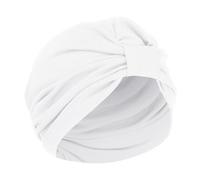 Fulidngzg Berretto Donna Uomo Slouch Beanie Elastico Bandana Casual Leggero Turbante Chemioterapia Elegante Traspirabile per Tutte Le Stagioni,Bianco